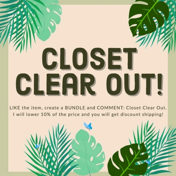Closet Clear Out Day Sales! Save Money! Discounted Shipping! Rules Below! - Picture 1 of 1